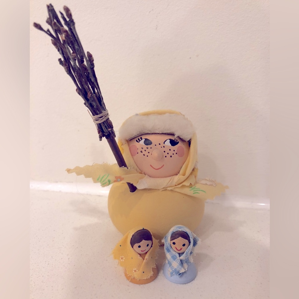 Swedish wooden handmade figurines